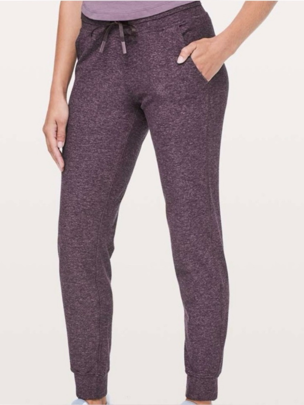 Lululemon Ready To Rulu Pant in Heathered Arctic Plum Sz8